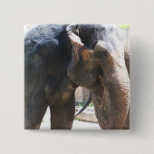 象顔 缶バッジ (正面)