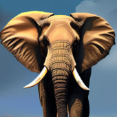 象顔Tシャツ Tシャツ