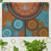 象飾のキッチンタオル キッチンタオル (折り畳み)