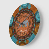 象飾製の時計 ラージ壁時計 (傾斜)