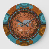 象飾製の時計 ラージ壁時計 (正面)