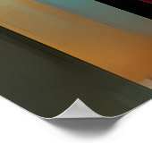 象魅力的象 – 眼鏡付きキュビスト学者 ポスター (角)