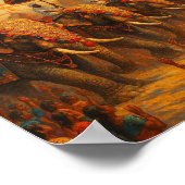 象鮮やかのパレード – シ伝統的ーン ポスター (角)