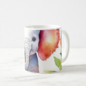 象鮮やかの水色 コーヒーマグカップ (正面右)