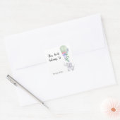 象 – この本は次のものだ スクエアシール (封筒)