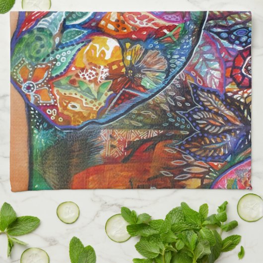 象 キッチンタオル (折り畳み)