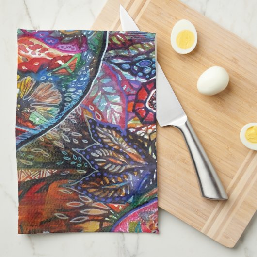 象 キッチンタオル (四つ折り)