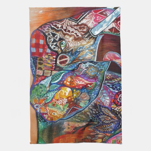 象 キッチンタオル (縦)