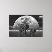 象 キャンバスプリント (正面)