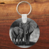 象 キーホルダー (正面)