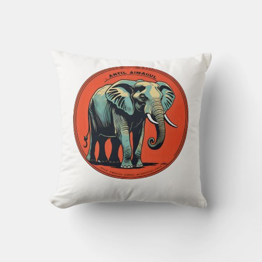 象 クッション (正面)