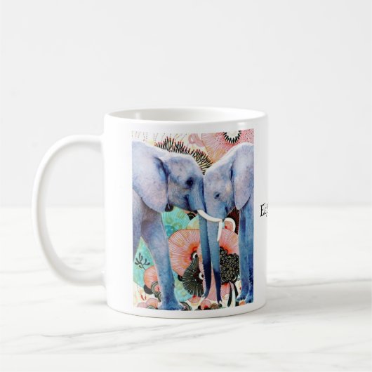 象 コーヒーマグカップ (左)