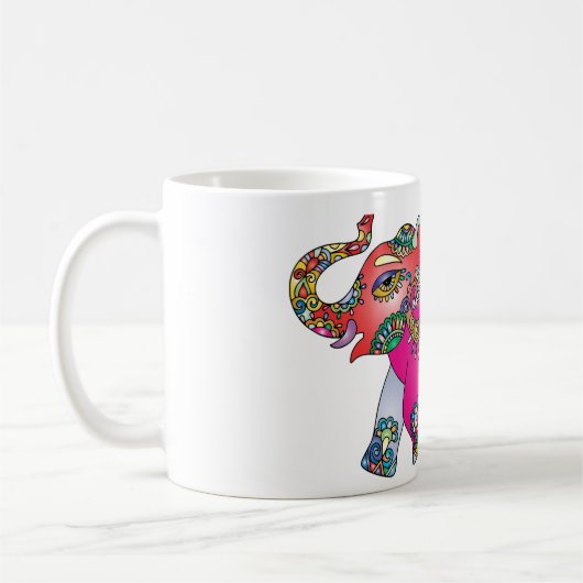 象 コーヒーマグカップ (左)