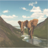 象 シール (正面)