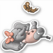 象 シール (正面)