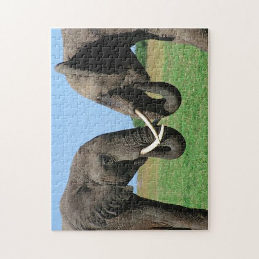 象 ジグソーパズル (縦)