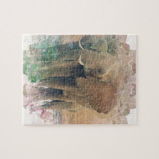 象 ジグソーパズル (横)