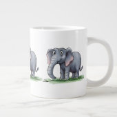 象 ジャンボコーヒーマグカップ (右)
