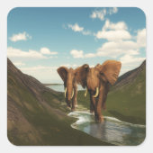 象 スクエアシール (正面)