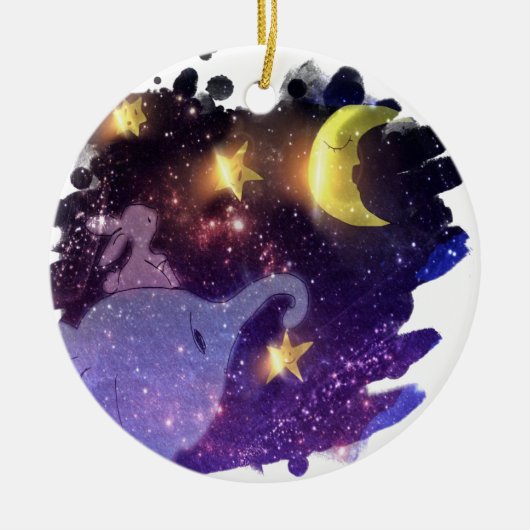 象 セラミックオーナメント (正面)