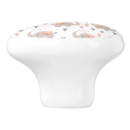 象 セラミックノブ (側面)