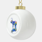 象 セラミックボールオーナメント (右)