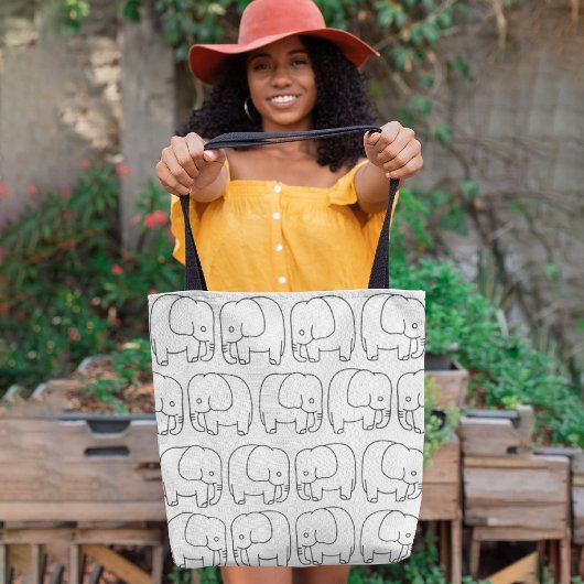 象 トートバッグ