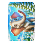 象 バスマット (正面縦)