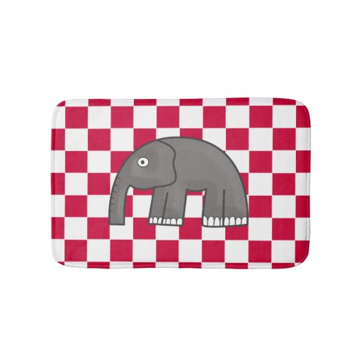 象 バスマット (正面)