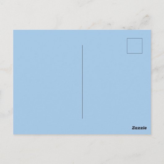 象、バラ、およびフレーム ポストカード (裏面)