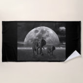 象 ビーチタオル (正面)