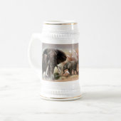 象 ビールジョッキ (正面左)