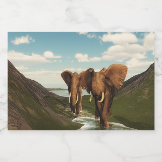 象 フードラベル (シングルラベル)