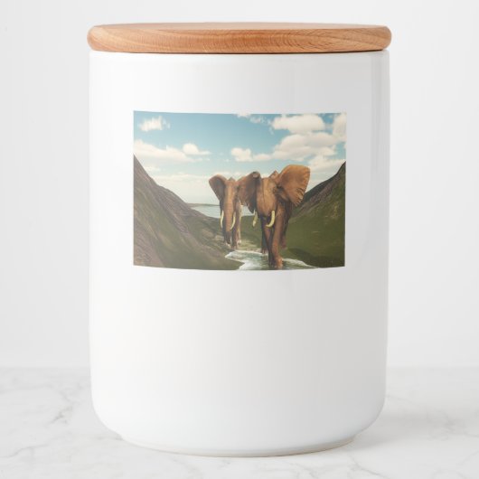 象 フードラベル (正面)