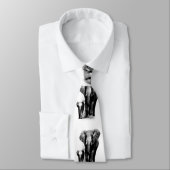 象&ベビー象カスタムのネクタイ ネクタイ (タイ)