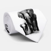 象&ベビー象カスタムのネクタイ ネクタイ (ロール)