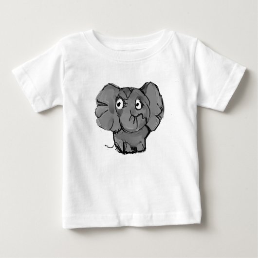 象 ベビーTシャツ (正面)