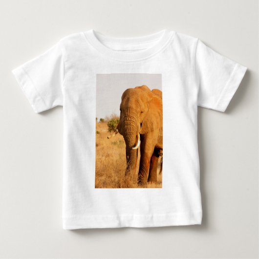象 ベビーTシャツ (正面)
