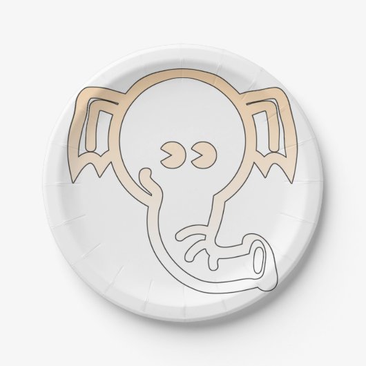 象 ペーパープレート (正面)