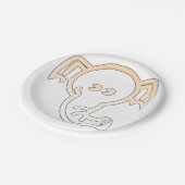 象 ペーパープレート (アングル)