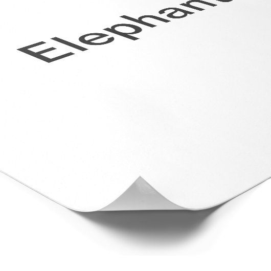 象 – ポスター (角)