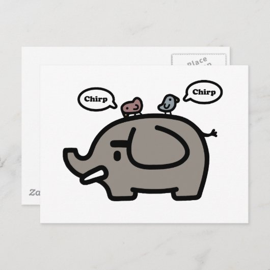 象 ポストカード (正面/裏面)