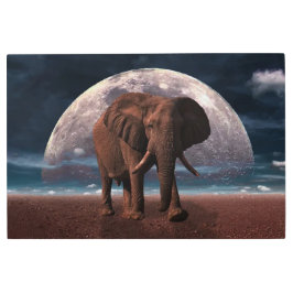 象 メタルプリント