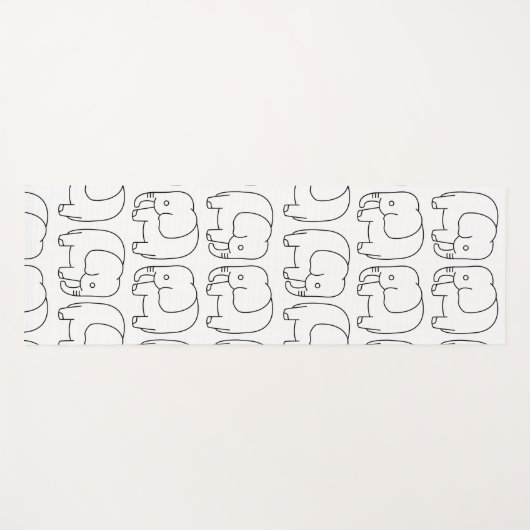 象 ヨガマット (正面(横))