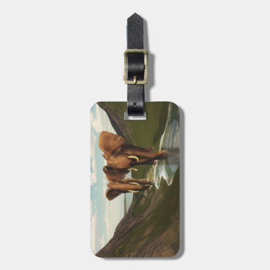 象 ラゲッジタグ (正面縦)