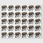 象 ラッピングペーパー (フラット)