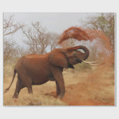 象 ラッピングペーパー (フラット)