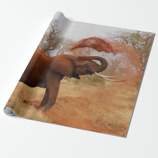 象 ラッピングペーパー (アンロールド)