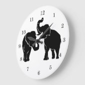 象 ラージ壁時計 (傾斜)