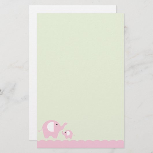 象 便箋 (正面/裏面)